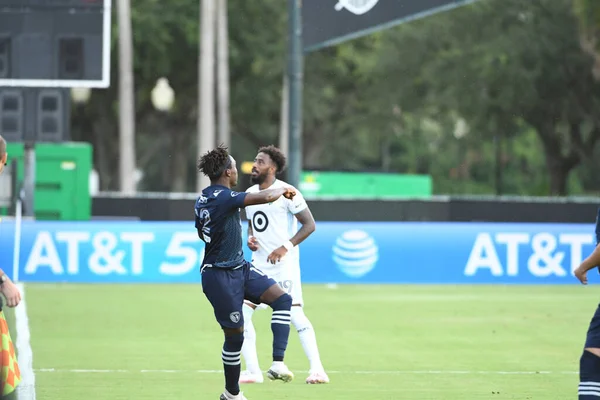 Sporting Kansas City Face Minnesota United Podczas Mls Powraca Turniej — Zdjęcie stockowe