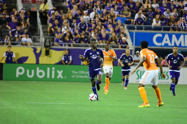 Orlando City Házigazdája Houston Dynamo Július 2016 Camping World Stadium — Stock Fotó