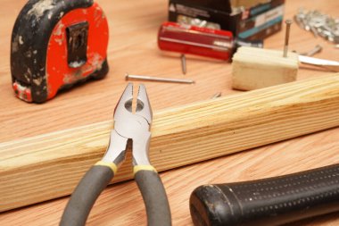 Plier, bir ev yenileme projesi için kullanılacak..