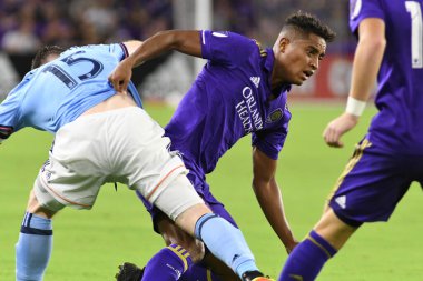 Orlando City 26 Temmuz 2018 'de Florida Exploria Stadyumu' nda NYC FC 'ye ev sahipliği yaptı. Fotoğraf: Marty Jean-Louis