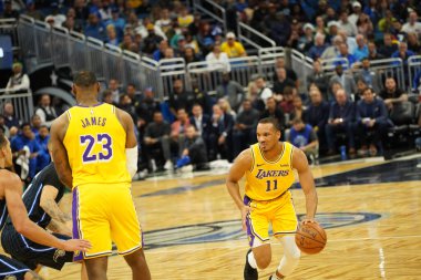 Orlando Magic 11 Aralık 2019 Çarşamba günü Orlando Forida 'daki Amway Center' da Los Angeles Lakers 'a ev sahipliği yaptı..  