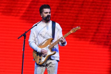 Juanes 'in Orlando Florida' daki Amway Center 'daki konserinde. 20, 2018