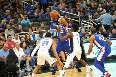 Orlando Magic 13 Ekim 2019 'da Florida, Orlando' daki Amway Center 'da Philadelphia 76ers' a ev sahipliği yaptı.. 