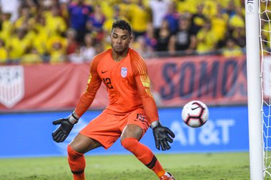 ABD Kolombiya 'ya karşı Raymond James Stadyumu' nda 11 Ekim 2018 'de.  