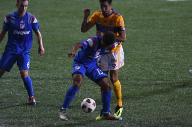 Atlanta United sunucusu Tigres & MLS Homegrown takımları 31 Temmuz 2018 'de Atlanta, Georgia' da düzenlenen MLS All Star haftasında.