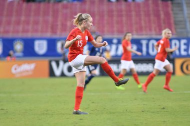 Japonya, İngiltere 'ye karşı Raymond James Stadyumu' nda 5 Mart 2019 'da Tampa Florida' da. 