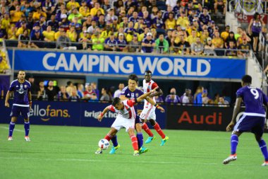 Orlando City SC, 18 Haziran 2016 'da Orlando Florida' daki Camp World Stadyumu 'nda San Jose Depremleri' ne ev sahipliği yaptı..
