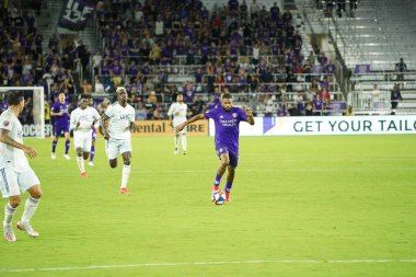 Orlando City SC, 19 Haziran 2019 Çarşamba günü Orlando 'daki Exploria Stadyumu' nda düzenlenen ABD Açık Kupası sırasında New England Devrimi 'ne ev sahipliği yaptı.