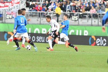 13 Ocak 2018 'de Orlando Florida' daki Spektrum Stadyumu 'nda düzenlenen Florida Kupası' nda Korucular Corinthianlara karşı..