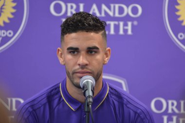 Orlando City SC, Dom Dwyer 'ı tanıtmak için bir basın toplantısı düzenledi..  