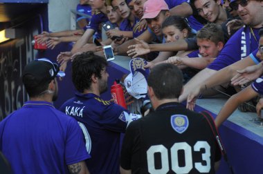 Orlando City 29 Nisan 2017 'de Orlando, Florida' daki Orlando City Stadyumu 'nda Colorado Rapids' e ev sahipliği yaptı.)