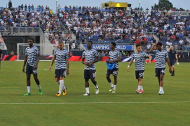 Paris Saint-Germain, Tottenham Hotspur 'a karşı 22 Temmuz 2017' de Orlando Florida 'daki Citrus Bowl' da.  