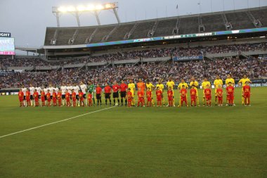 Paris Saint-Germain, Tottenham Hotspur 'a karşı 22 Temmuz 2017' de Orlando Florida 'daki Citrus Bowl' da.   