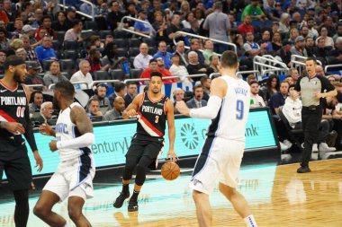 Orlando Magic 2 Mart 2020 tarihinde Orlando Florida 'daki Amway Center' da Portland Trailblazers 'a ev sahipliği yaptı..  
