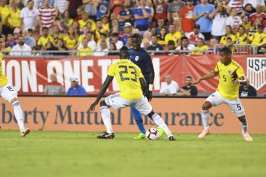 ABD Kolombiya 'ya karşı Raymond James Stadyumu' nda 11 Ekim 2018 'de.  