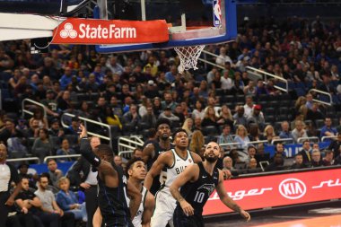 Orlando Magic, 19 Ocak 2019 Cumartesi günü Orlando Florida 'daki Amway Arena' da Milwaukee Doları 'na ev sahipliği yapıyor..
