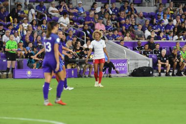 Orland Pride, 25 Ağustos 2018 'de Orlando Florida' daki Exploria Stadyumu 'nda Chicago Red Stars' a ev sahipliği yapıyor..  