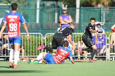 30 Temmuz 2019 'da Orlando Florida' daki Disney 'in Vahşi Spor Dünyası' nda düzenlenen MLS Allstar Haftası sırasında MLS Homegrown oyunu.