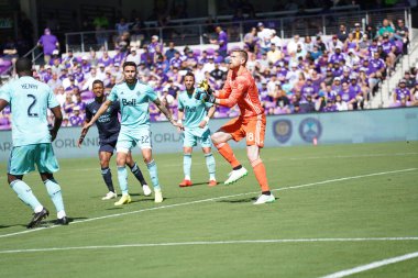 Orlando City SC 20 Nisan 2019 'da Orlando City Stadyumu' nda Vancouver Whitecaps 'a ev sahipliği yapıyor..  