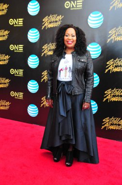 20 Şubat 2016 'da Las Vegas' taki Orleans Arena 'da düzenlenen 31. Yıldız Ödülleri sırasında kırmızı halı.