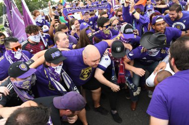 Orlando City 26 Temmuz 2018 'de Florida Exploria Stadyumu' nda NYC FC 'ye ev sahipliği yaptı. Fotoğraf: Marty Jean-Louis