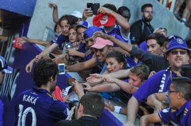 Orlando City 29 Nisan 2017 'de Orlando, Florida' daki Orlando City Stadyumu 'nda Colorado Rapids' e ev sahipliği yaptı.)