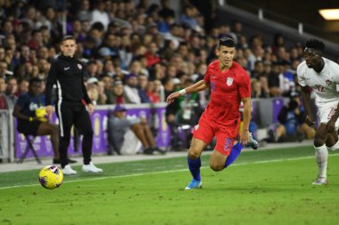 Amerikan Futbol Takımı 15 Kasım 2019 Cuma günü Orlando Florida 'daki Exploria Stadyumu' nda oynanan Concacaf Uluslar Ligi karşılaşmasında Kanada 'ya ev sahipliği yapmaktadır.