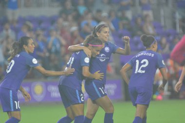 Orlando Pride 12 Ağustos 2017 'de Orlando City Stadyumu' nda New Jersey Sky Blue FC 'ye ev sahipliği yapmaktadır..  