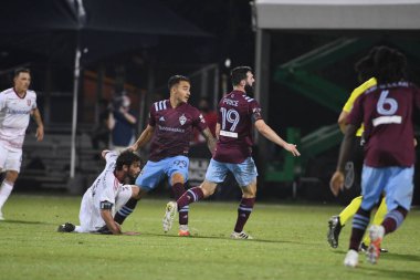 Real Salt Lake, 12 Temmuz 2020 'de Orlando Florida' da düzenlenen MLS Sırt Turnuvası sırasında Colorado Rapids ile karşı karşıya.