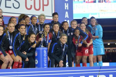 ABD, 7 Mart 2018 tarihinde Orlando City Stadyumu 'ndaki SheBelives Kupası' nda İngiltere ile karşı karşıya geldi..  