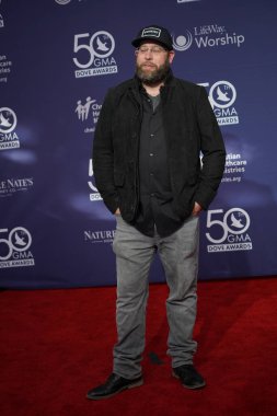 15 Ekim 2019 'da Nashville, Tennessee' deki Linbscome Üniversitesi 'nde verilen 50. GMA Dove Ödülleri sırasında kırmızı halı. 