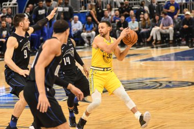 Orlando Magic, 28 Şubat 2019 Perşembe günü Orlando Florida 'daki Amway Center' da Golden State Warriors 'a ev sahipliği yaptı.. 