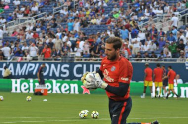 Paris Saint-Germain, Tottenham Hotspur 'a karşı 22 Temmuz 2017' de Orlando Florida 'daki Citrus Bowl' da.   