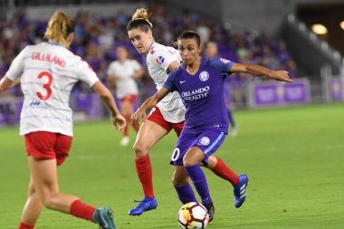 Orland Pride, 25 Ağustos 2018 'de Orlando Florida' daki Exploria Stadyumu 'nda Chicago Red Stars' a ev sahipliği yapıyor..  