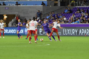 Orland Pride, 25 Ağustos 2018 'de Orlando Florida' daki Exploria Stadyumu 'nda Chicago Red Stars' a ev sahipliği yapıyor..  