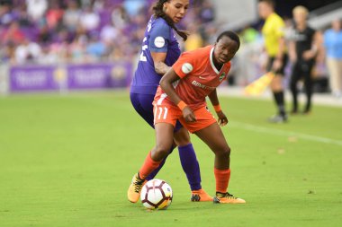 Orlando Pride, 27 Haziran 2018 tarihinde Orlando City Stadyumu 'nda Houston Dash' e ev sahipliği yaptı..  
