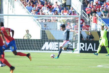 Kosta Rika, Copa America Centenario sırasında Paraguay ile Orlando Florida 'daki Dünya Kampı Stadyumu' nda karşılaştı..  
