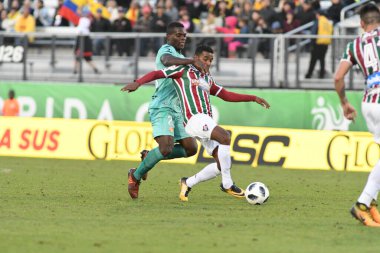 Fluminense, Florida Kupası 'nda 15 Ocak 2018' de Orlando Florida 'da oynanan Spektrum Stadyumu' nda Barcelona SC 'ye karşı..