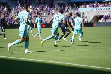 Orlando City SC 20 Nisan 2019 'da Orlando City Stadyumu' nda Vancouver Whitecaps 'a ev sahipliği yapıyor..  