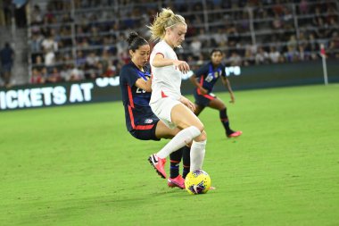 5 Mart 2020 'de Orlando Florida' daki Exploria Stadyumu 'nda düzenlenen 2020 SheBelieves Kupası' nda ABD - İngiltere Karşılaşması 