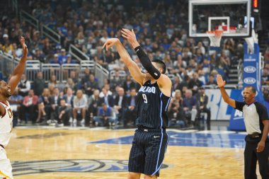 Orlando Magic, Orlando, Florida 'daki sezon açılışında Cleveland Cavaliers' ı Amway Center 'da ağırlıyor..