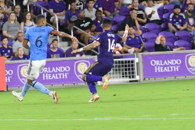 Orlando City 26 Temmuz 2018 'de Florida Exploria Stadyumu' nda NYC FC 'ye ev sahipliği yaptı. Fotoğraf: Marty Jean-Louis