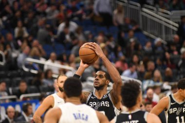 Orlando Magic, 19 Aralık 2018 tarihinde Orlando Florida 'daki Amway Center' da San Antonio Spurs 'a ev sahipliği yapmaktadır.. 