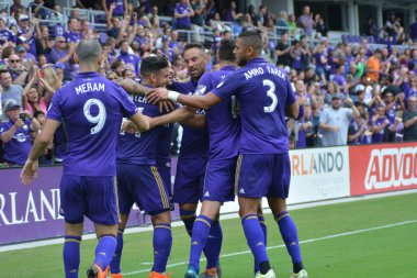 Orlando City, 31 Mart 2018 'de Orlando Florida' daki Exploria Stadyumu 'nda New York Red Bulls' a ev sahipliği yaptı..  