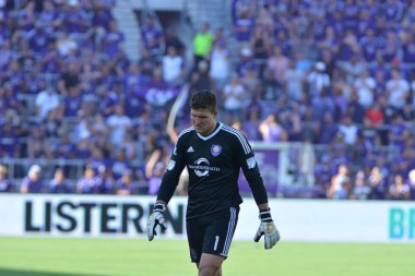Orlando City 29 Nisan 2017 'de Orlando, Florida' daki Orlando City Stadyumu 'nda Colorado Rapids' e ev sahipliği yaptı.)