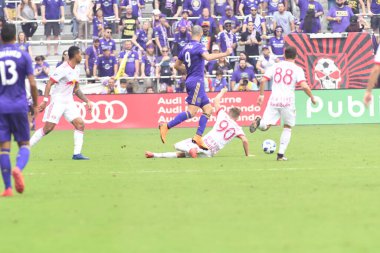 Orlando City, 31 Mart 2018 'de Orlando Florida' daki Exploria Stadyumu 'nda New York Red Bulls' a ev sahipliği yaptı..  