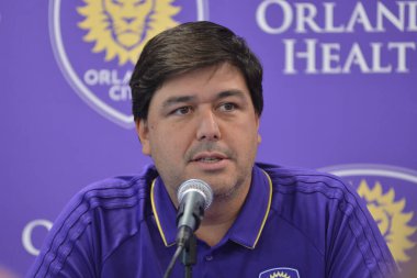 Orlando City SC, Dom Dwyer 'ı tanıtmak için bir basın toplantısı düzenledi..  