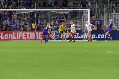 Orland Pride, 25 Ağustos 2018 'de Orlando Florida' daki Exploria Stadyumu 'nda Chicago Red Stars' a ev sahipliği yapıyor..  