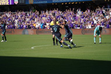 Orlando City SC 20 Nisan 2019 'da Orlando City Stadyumu' nda Vancouver Whitecaps 'a ev sahipliği yapıyor. Fotoğraf: Marty Jean-Louis