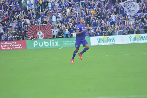 Orlando City Host New York City Orlando City Stadium Orlando — Stock fotografie